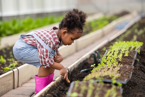 benefits of gardening for children