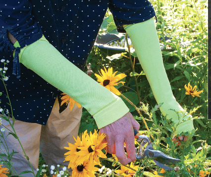 garden sleeves solid color
