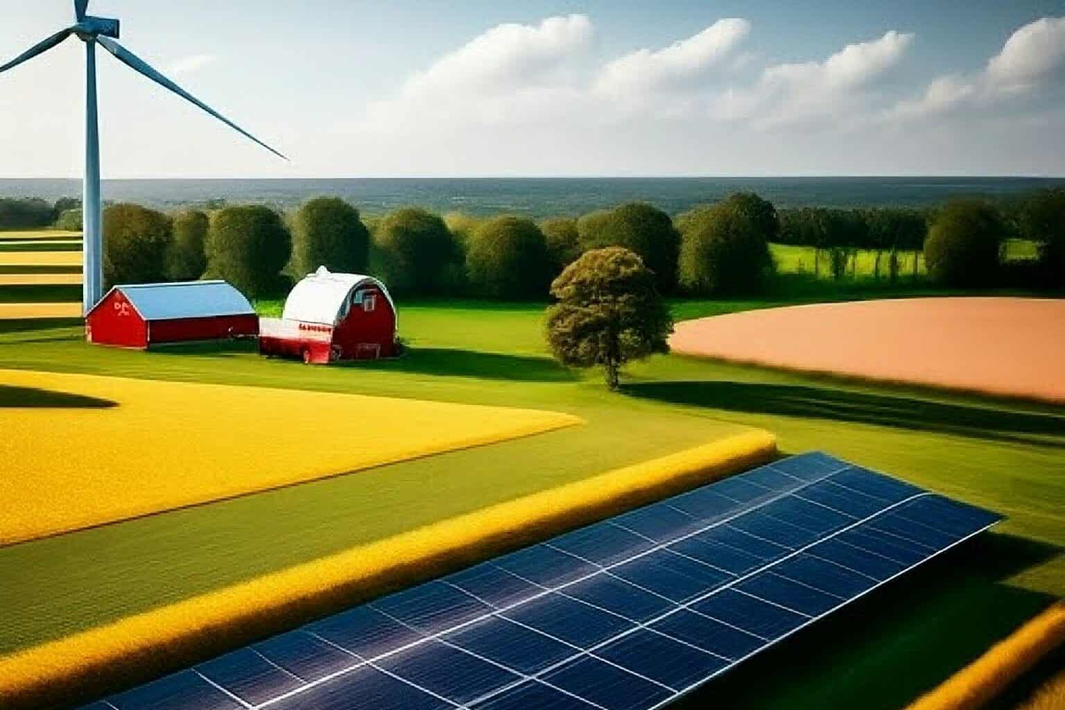 Sustainable farm with integrated energy solutions