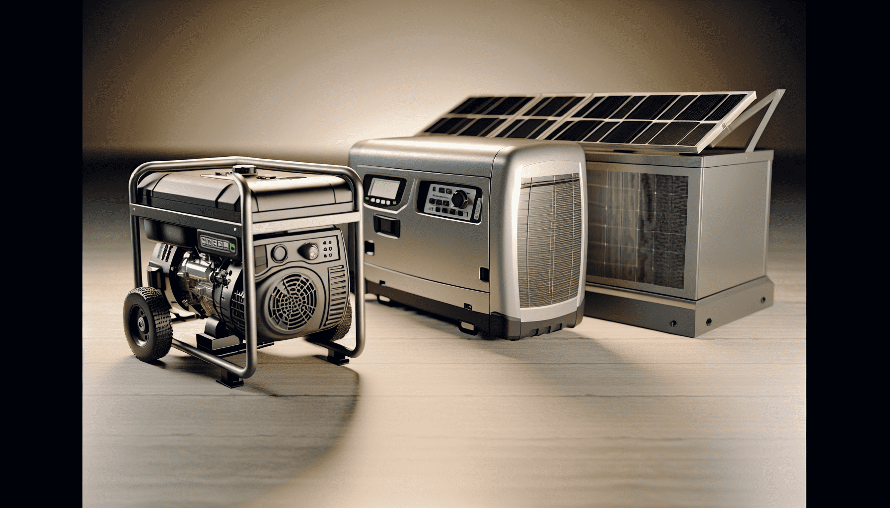 Various types of home generators