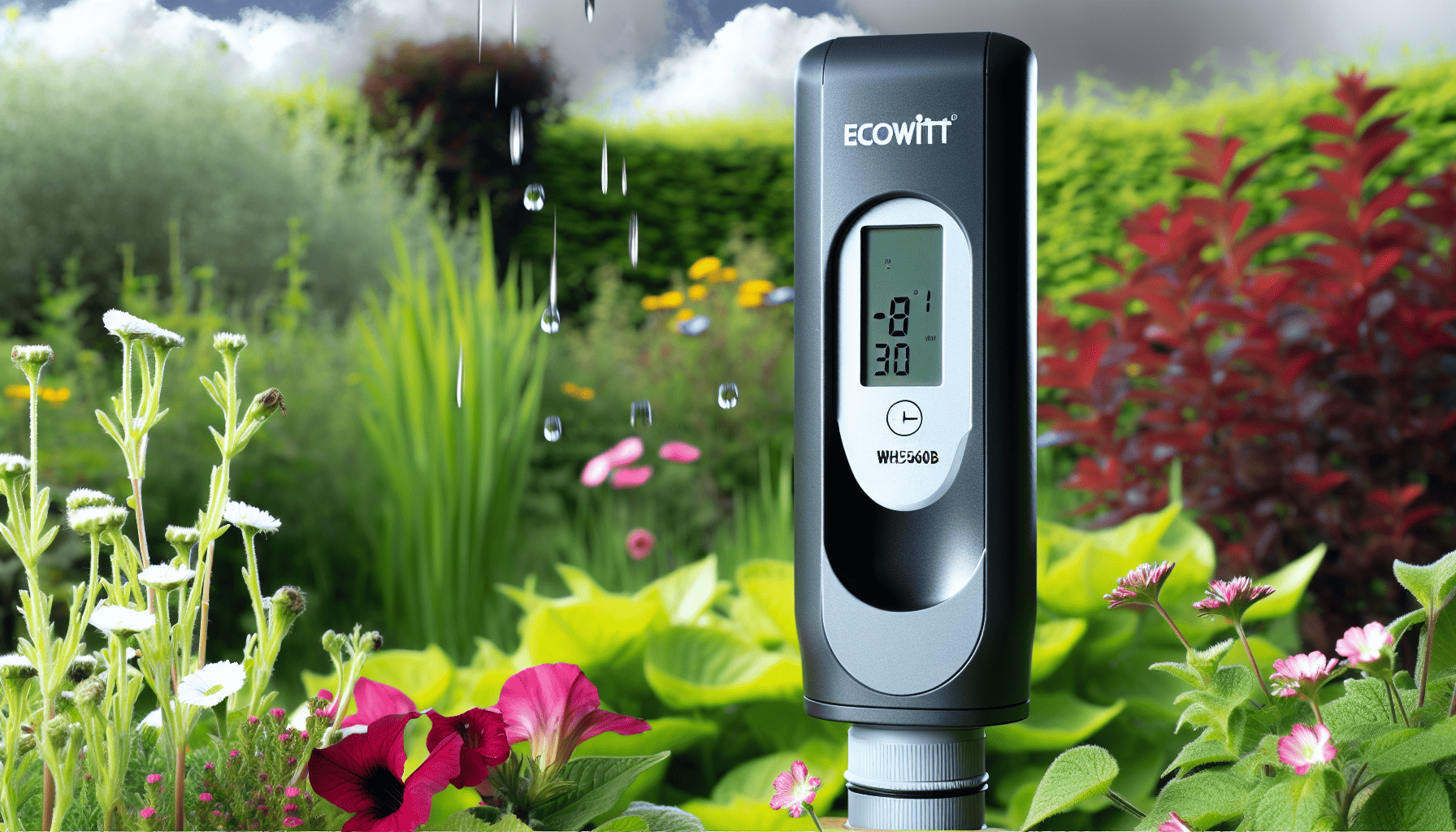 ECOWITT WH5360B Wireless Digital Rain Gauge