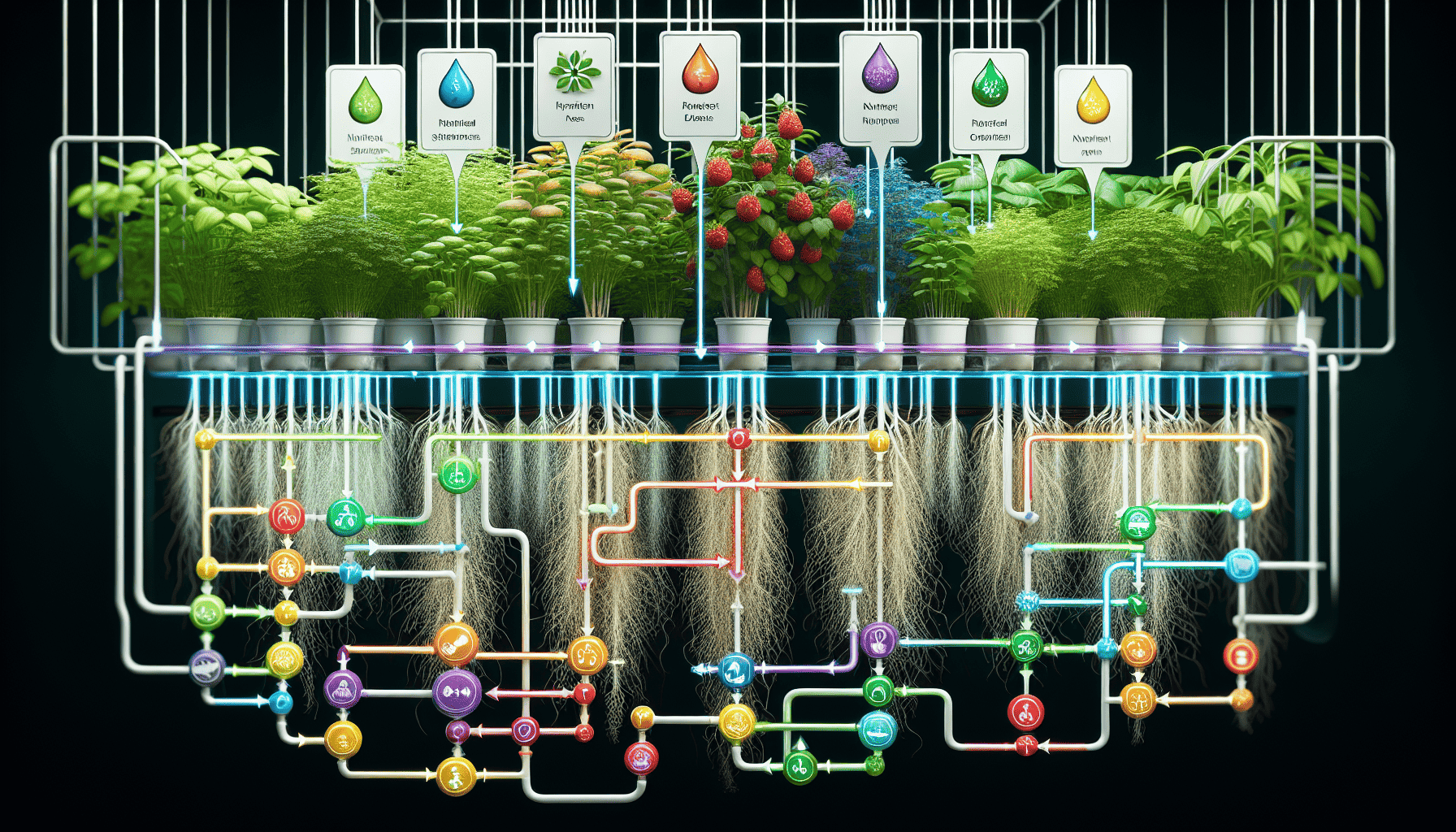Selecting nutrient elements for hydroponic plants