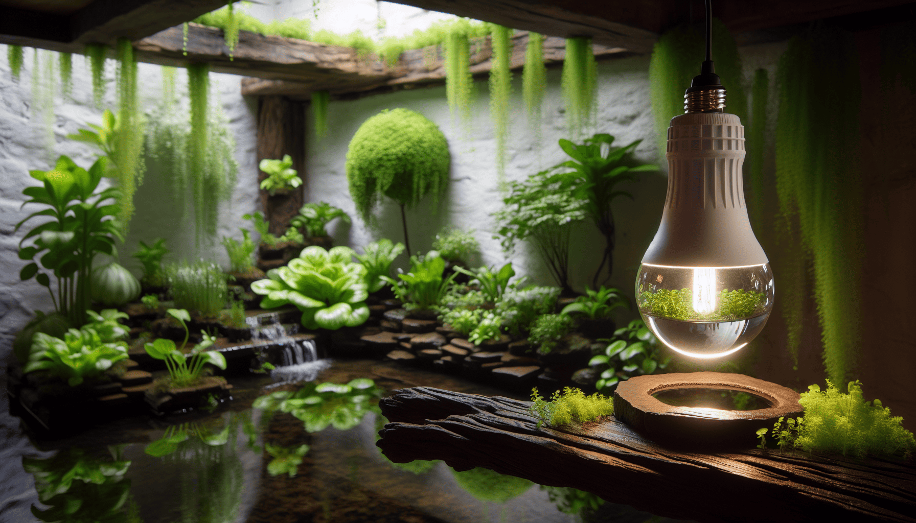 VITA Grow Bulb providing adequate light for healthy plant growth