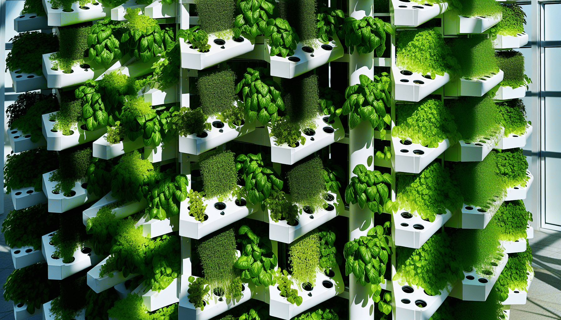 Innovative hydroponic vertical gardens including tower gardens and wall-mounted systems
