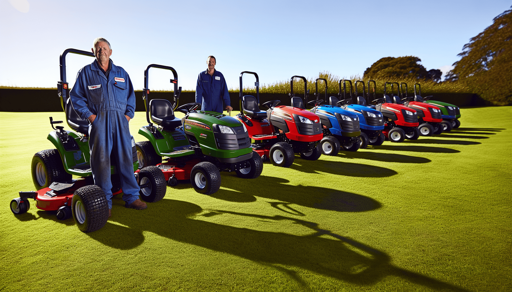 A lineup of top-performing lawn tractors