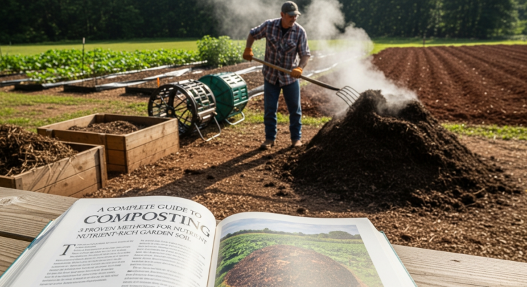 A Complete Guide to Composting: 3 Proven Methods for Nutrient-Rich Garden Soil